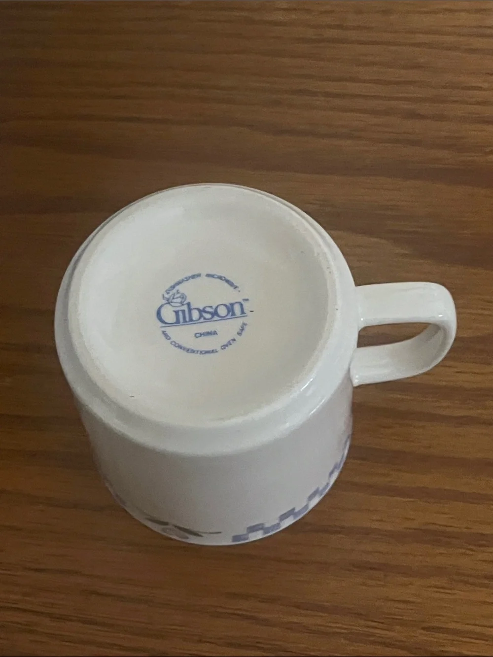 Gibson cottagecore  Ceramic Mug with country geese and Floral Trim -